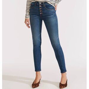 Veronica Beard Debbie Skinny High Rise Jeans in Nantucket Size 24/00